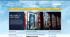 Desktop Screenshot of holyspirit-parish.org